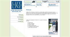 Desktop Screenshot of lifelinehomehealthcare.com